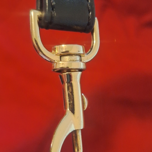 SPARTINA 429/DAFUSKI ISLAND CROSSBODY HANDBAG. BLACK/WHITE/RED - Picture 8 of 13